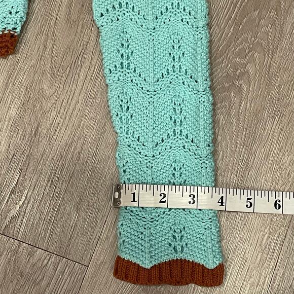 Urban Outfitters Womens Sweater M Crotchet Cropped Y2K Long Sleeves Slim Fit - Picture 7 of 7